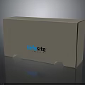 Sturdy Gray Rectangular SafeSite Enclosure With Support Feet And Branding