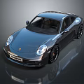 Sleek Silver Sports Car With Modern Aerodynamic Design And Black Alloy Wheels