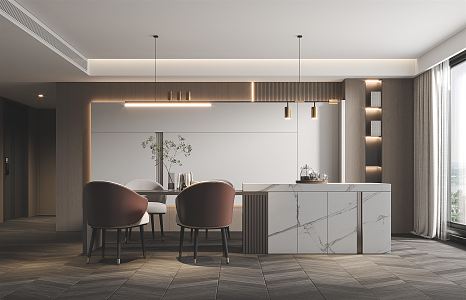 Modern Restaurant 3d model