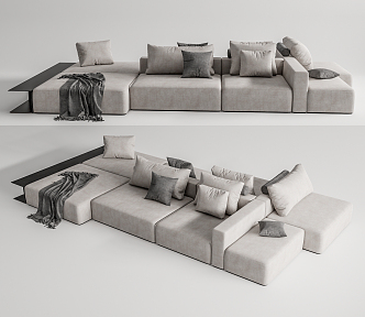 Modern Multiplayer Sofa 3d model