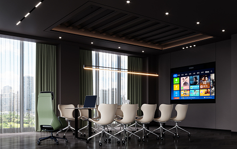 Modern Conference Room 3d model