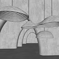 Quiet chandelier 3d model
