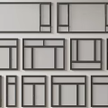 Modern windows combination windows glass windows floor-to-ceiling windows balcony windows bay windows bedroom windows sliding windows casement windows doors and windows 3d model