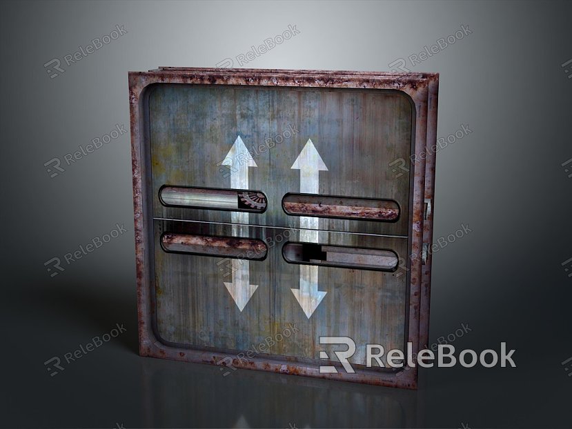 Science Fiction Door Steel Door Science Fiction Door Science Fiction Entrance Door Science Fiction Entrance Future Door Security Door Password Door model