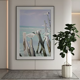 Quiet decorative painting 3d model
