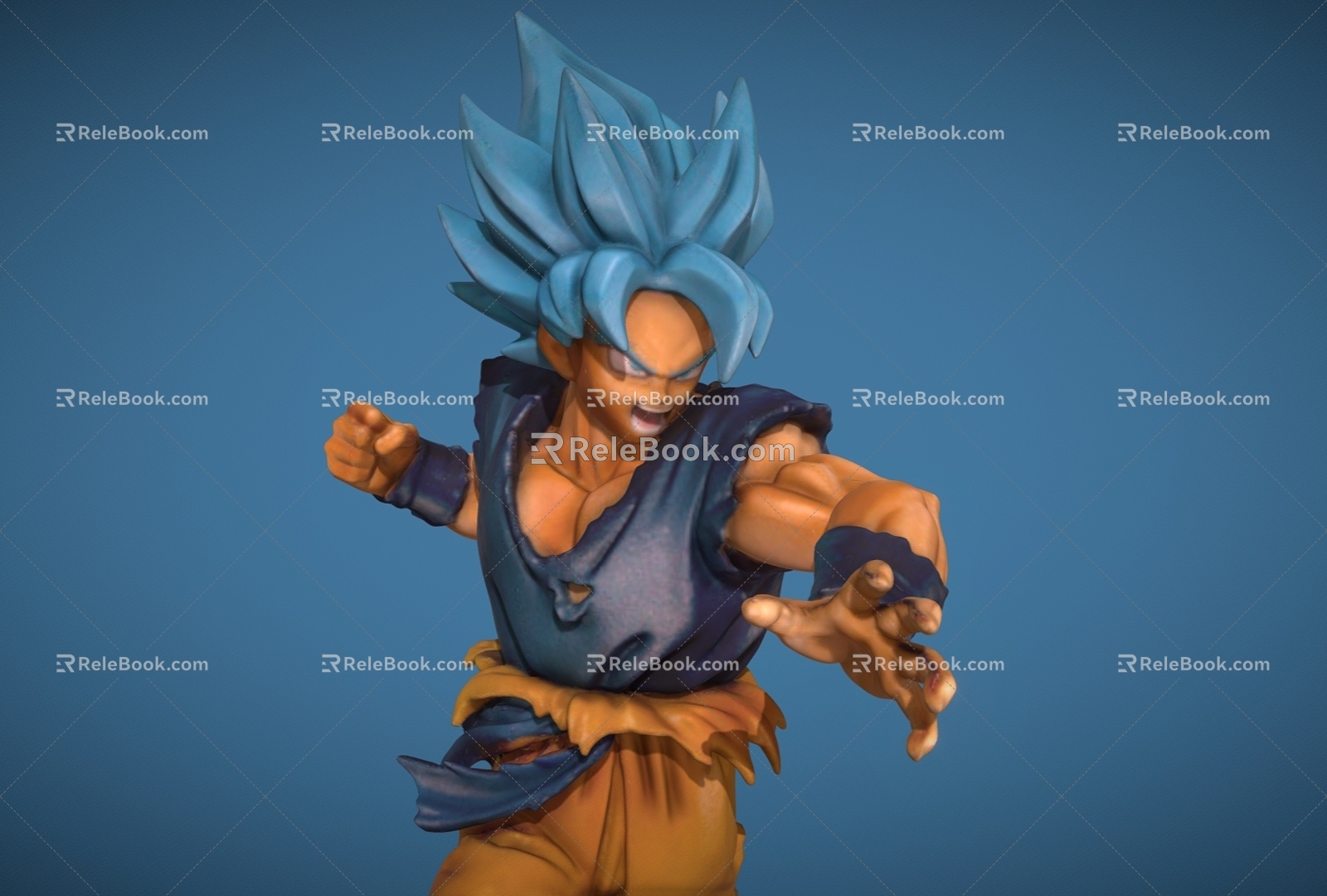 Goku Run Goku Anime Goku Hand Run 3d model