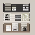 Bookshelf Books 3d model