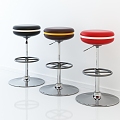 Modern Bar Stool Bar Chair 3d model