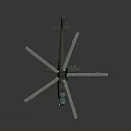 Space Mission Support Helicopter Featuring Multiple Rotors And Blue Lights