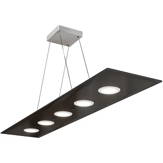 Pen modern metal chandelier 18w 3d model