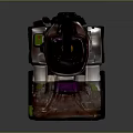 Modern Upright Vacuum Cleaner With Purple And White Design For Home Cleaning