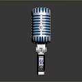 Microphone Amplifier Capacitor Microphone High-end Microphone Wheat Desktop Microphone Broadcasting Microphone 3d model