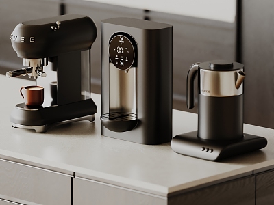 Modern coffee machine model