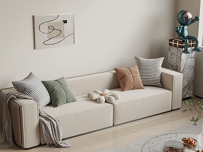 Modern double sofa model