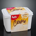 Up Creme 100% Pure Egg Free Food Product in White Container