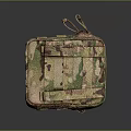 Camouflage Pattern Multipurpose Portable Pouch For Daily Outdoor Living Necessities