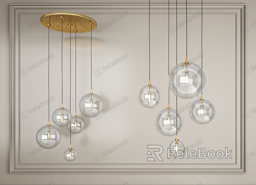 Modern Chandelier Simple Chandelier model