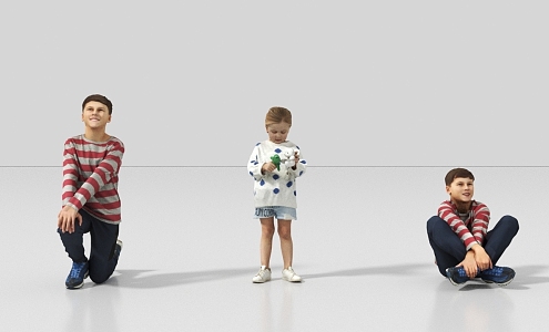 Children 3d model