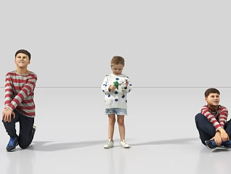Children 3d model