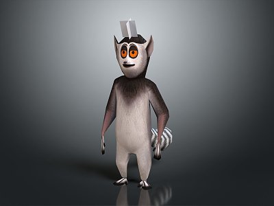 Monkey Cartoon Monkey Anime Monkey Stylized Monkey Fantasy Style Monkey Toy 3d model