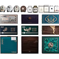 Lifestyle Product Packaging Boxes with Elegant Designs Various Colors and Decorative Patterns