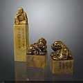 Traditional Carved Furniture Decor Pieces With Lion And Human Figure Statues