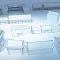 Ancient Chinese Architecture Models Showcasing Diverse Roof Styles And Traditional Structures