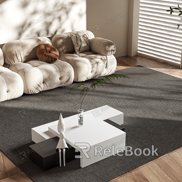 Style coffee table model