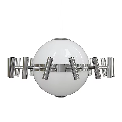 Modern chandelier 3d model
