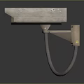 Modern Camera Monitor Head Security Surveillance Camera 3d model