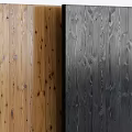 Modern Wooden Background Wall With Three Color Tones And Natural Wood Grain