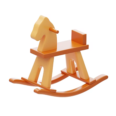 Cartoon Trojan old man rocking the car 3d model Cartoon Trojan old man rocking the car 3d model