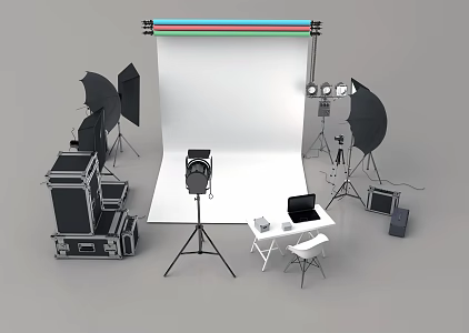 photographic equipment 3d model