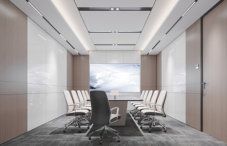 Modern Conference Room 3d model