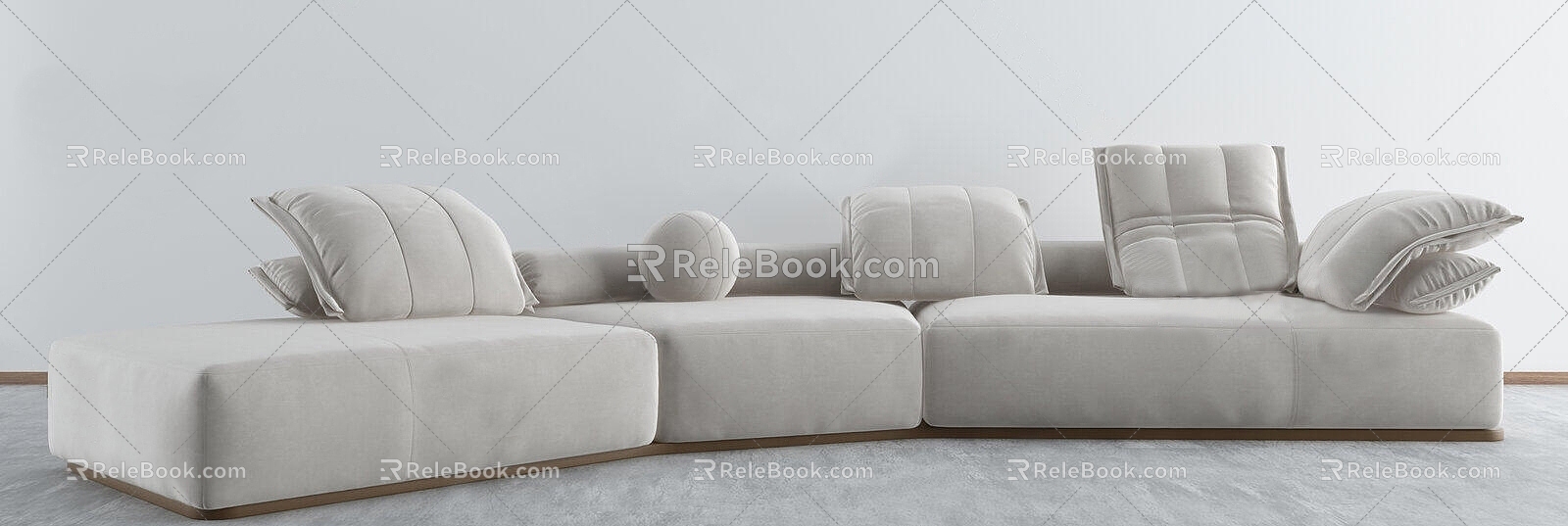 Modern Multiplayer Sofa Sofa 3d model