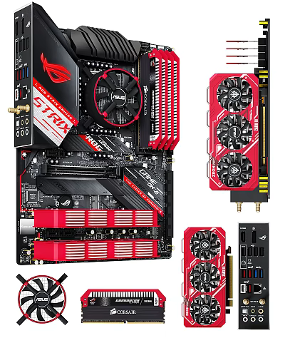 Modern Graphics Computer Motherboard Graphics 3d model