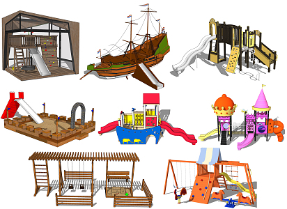 Modern Amusement Equipment Amusement Equipment 3d model