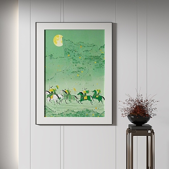 New Chinese Decorative Painting 3d model