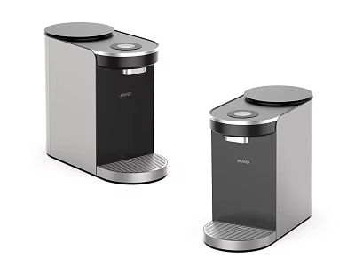 Modern Stainless Steel Automatic Trash Can With Sensor Lid For Home Kitchen 3d model