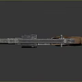 Classic Revolver With Metallic Body And Wooden Grip On Dark Surface