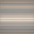 White Framed Embedded Lighting With Four Horizontal LED Strips Evenly Arranged 3d model