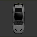 Silver Sports Car With Black Roof Yellow Accents Aerodynamic Kit And Large Wheels