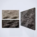 Building Exterior Wall Design With Textured Stone Like Surfaces And Patterns