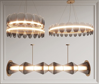 Chandelier Light Luxury Chandelier Glass Chandelier Living Room Chandelier Dining Room Chandelier 3d model