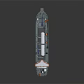 Modern LNG carrier LNG carrier 3d model