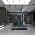 Modern Clothing Store Interior With Mannequin Display Racks And Stylish Decor