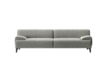 Modern double sofa multiplayer sofa 3d model