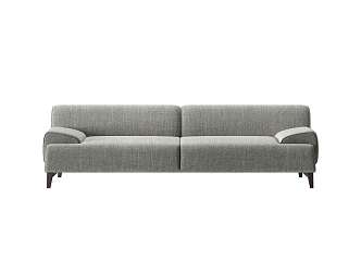 Modern double sofa multiplayer sofa 3d model