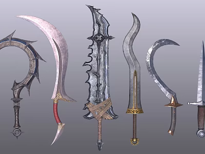 Modern weapons 3d model