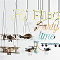 Modern Chandelier Toy Aircraft Chandelier Aircraft Children Chandelier Text Chandelier 3d model